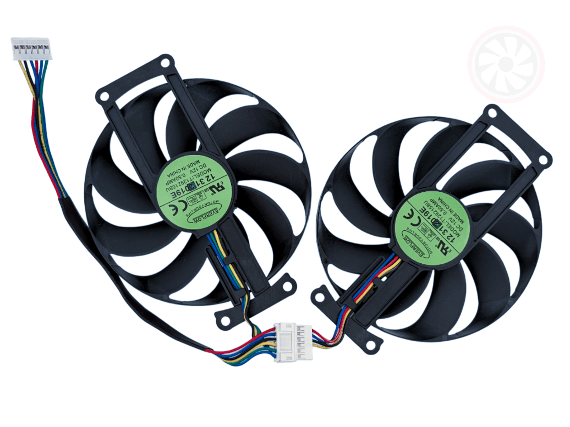 ASUS RTX 2060 2070 2080 / GTX 1660 1660Ti SUPER EVO V2 GPU Fan - GPUCONNECT.COM