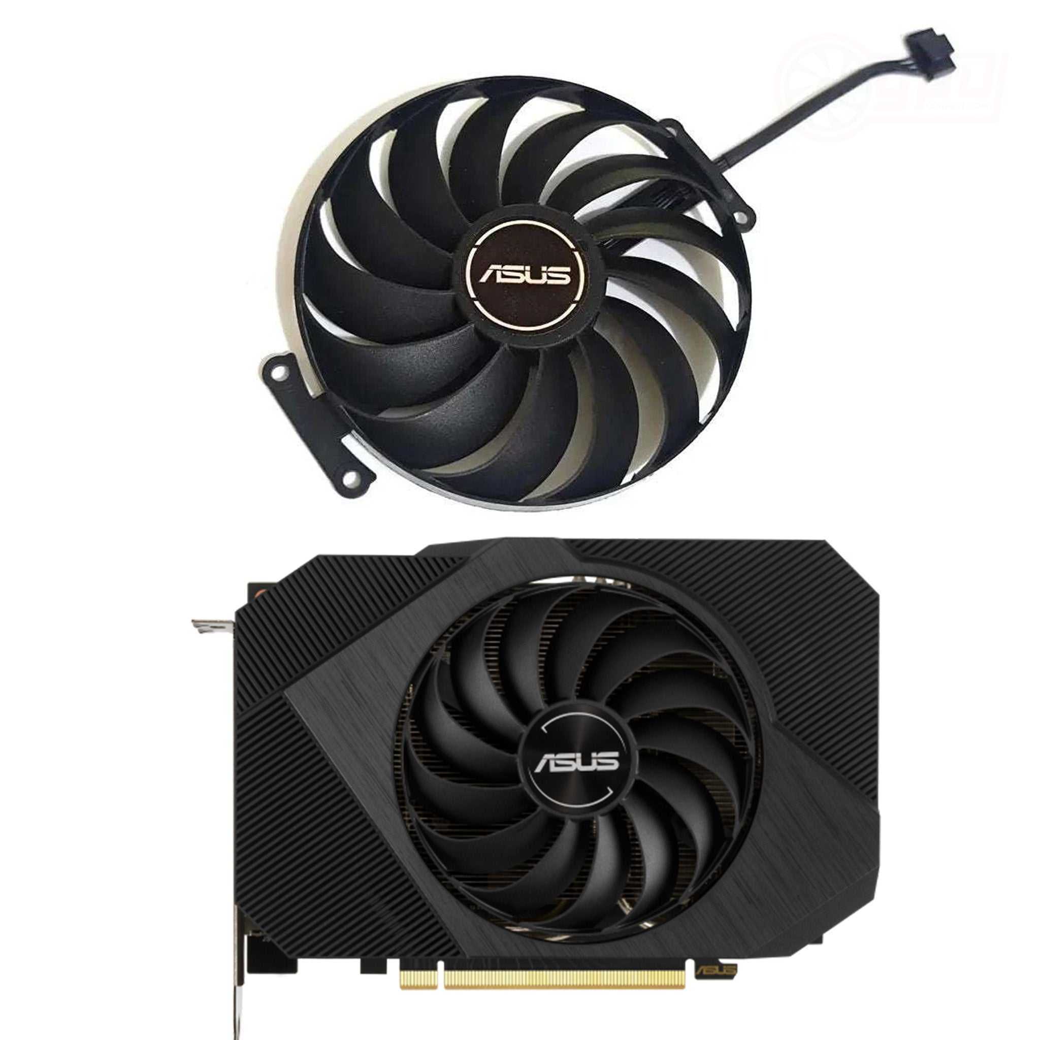 Rtx Computer Fan ASUS RTX 3050 3060 PHOENIX ITX Graphics Card Fan Replacement (OEM ...