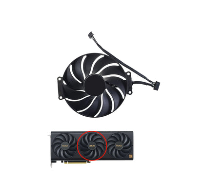 Asus RTX 4070 / 4060Ti / 4060 ProART GPU Fan Set (OEM) - 7-pin - GPUCONNECT.COM