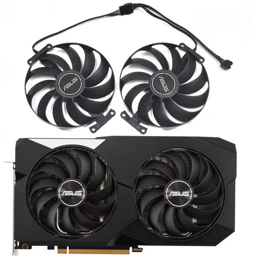 ASUS RX 6750 6700 6650 6600 XT DUAL Replacement GPU Fans - GPUCONNECT.COM