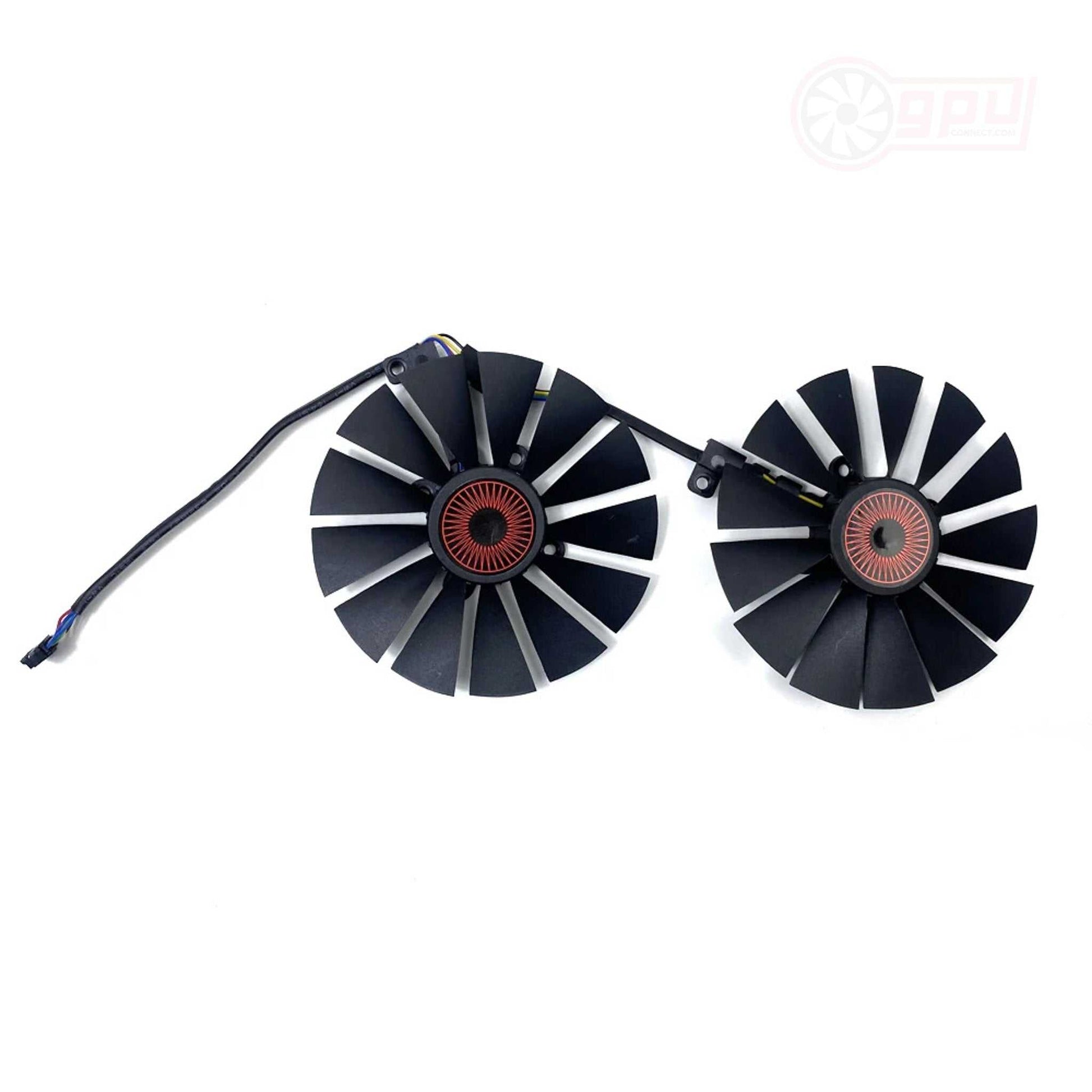 ASUS STRIX GTX 970 980 780 TI R9 380 Replacement GPU Fan Set - GPUCONNECT.COM