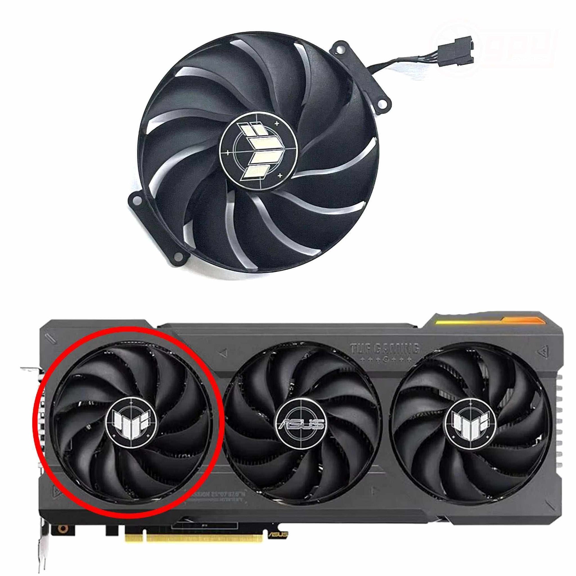 ASUS TUF Gaming RTX 4070 Ti 4060 Ti OC GPU Fan Set - GPUCONNECT.COM