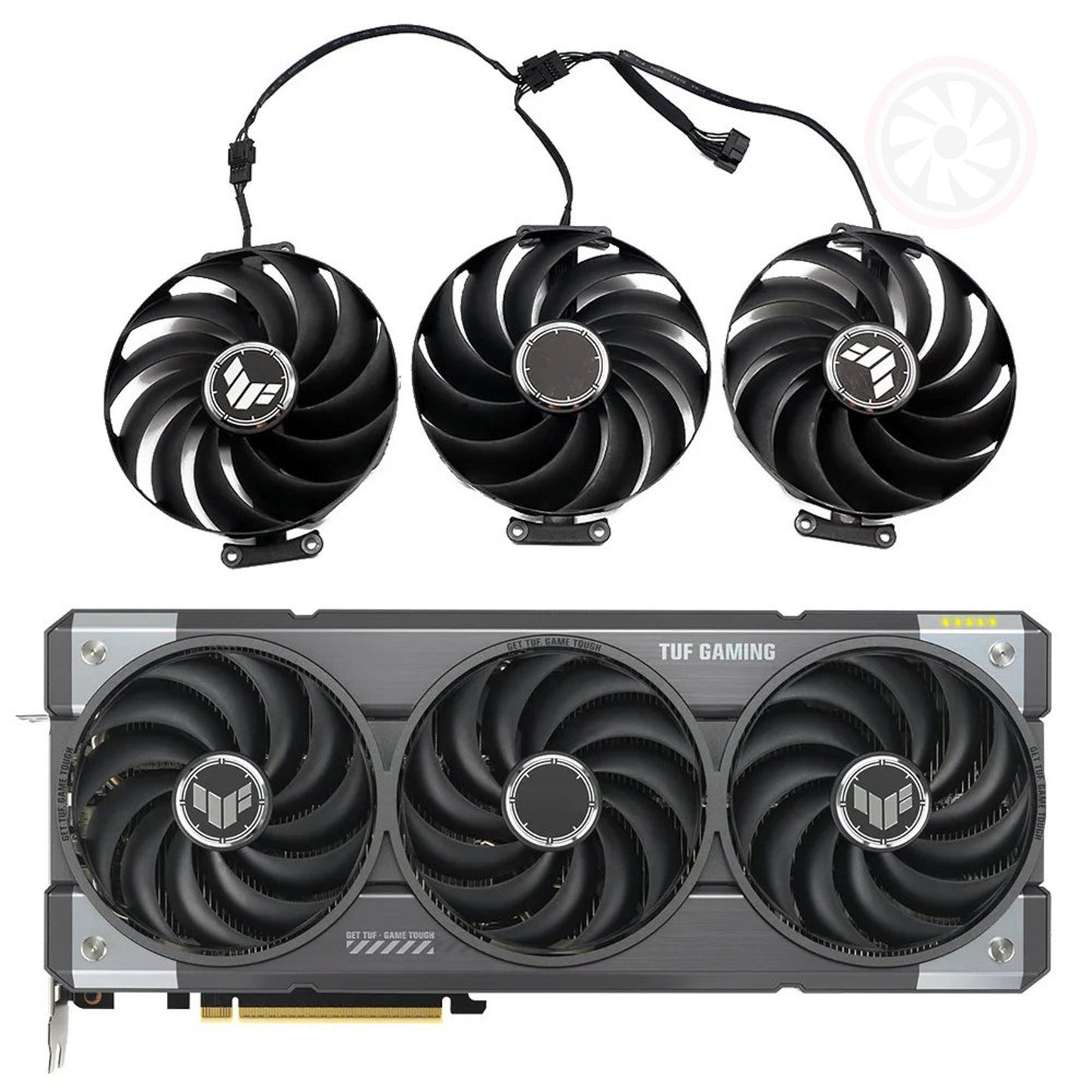 ASUS TUF GeForce RTX 5070 5070Ti GPU Fan Set - GPUCONNECT.COM