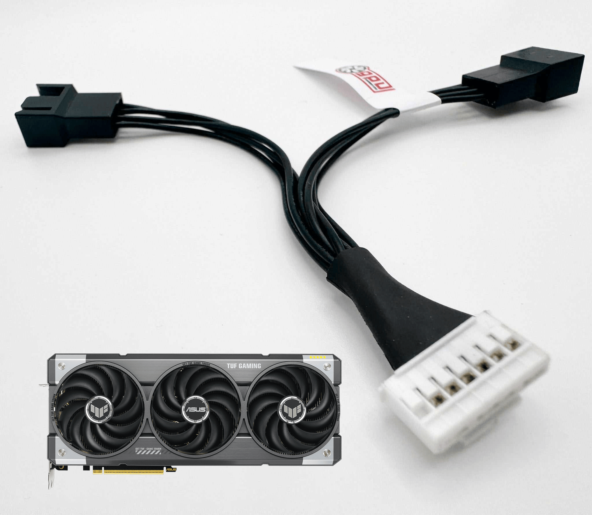 ASUS TUF RX 9070 XT OC - 7 Pin Deshroud Adapter Cable - GPUCONNECT.COM