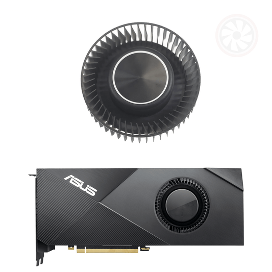 ASUS TURBO RTX 2060 2070 2080 2060S 2070S 2080TI Blower Style Replacement GPU Fan - GPUCONNECT.COM