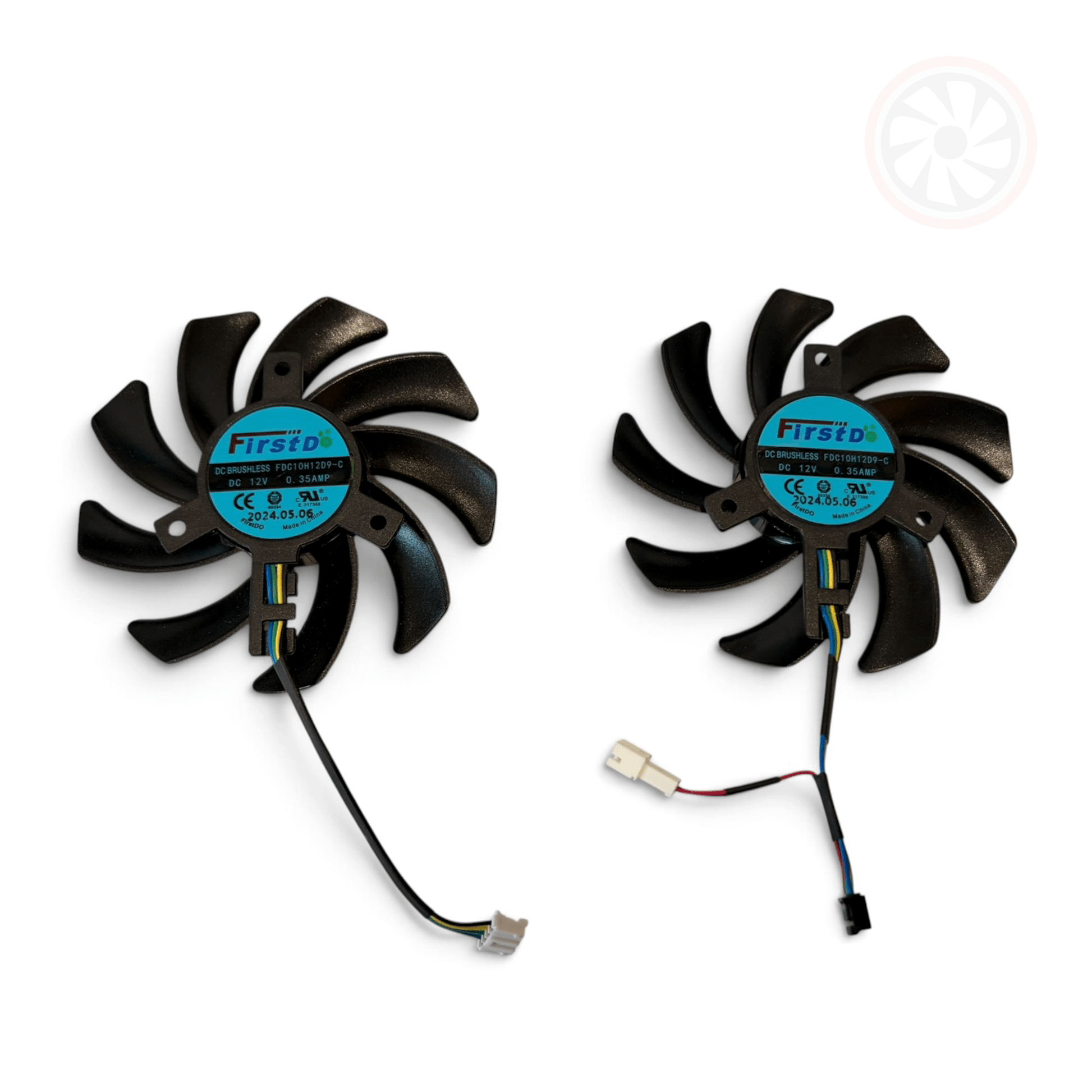 Dell HP OEM RTX 3060 3060Ti GPU Fan Replacement Set - GPUCONNECT.COM