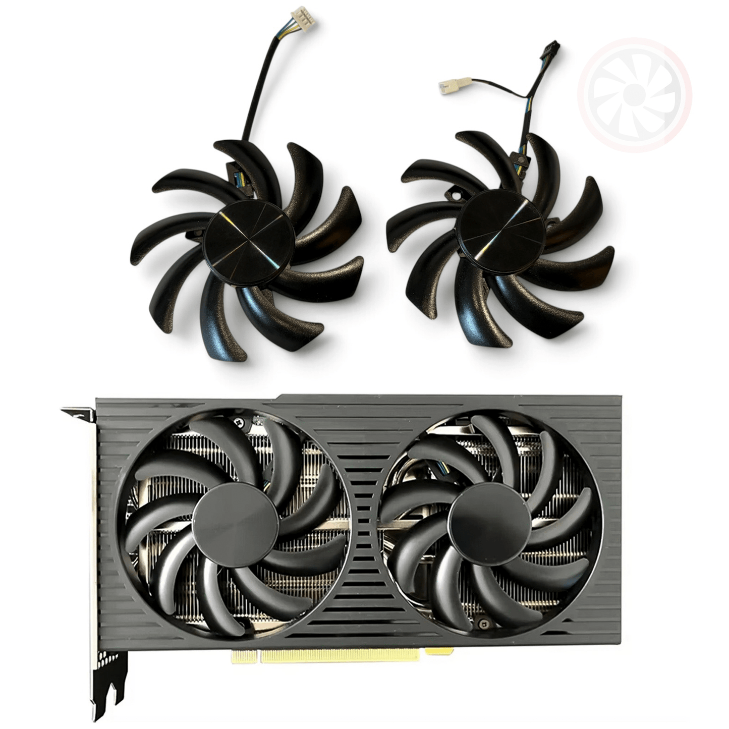 Dell HP OEM RTX 3060 3060Ti GPU Fan Replacement Set - GPUCONNECT.COM