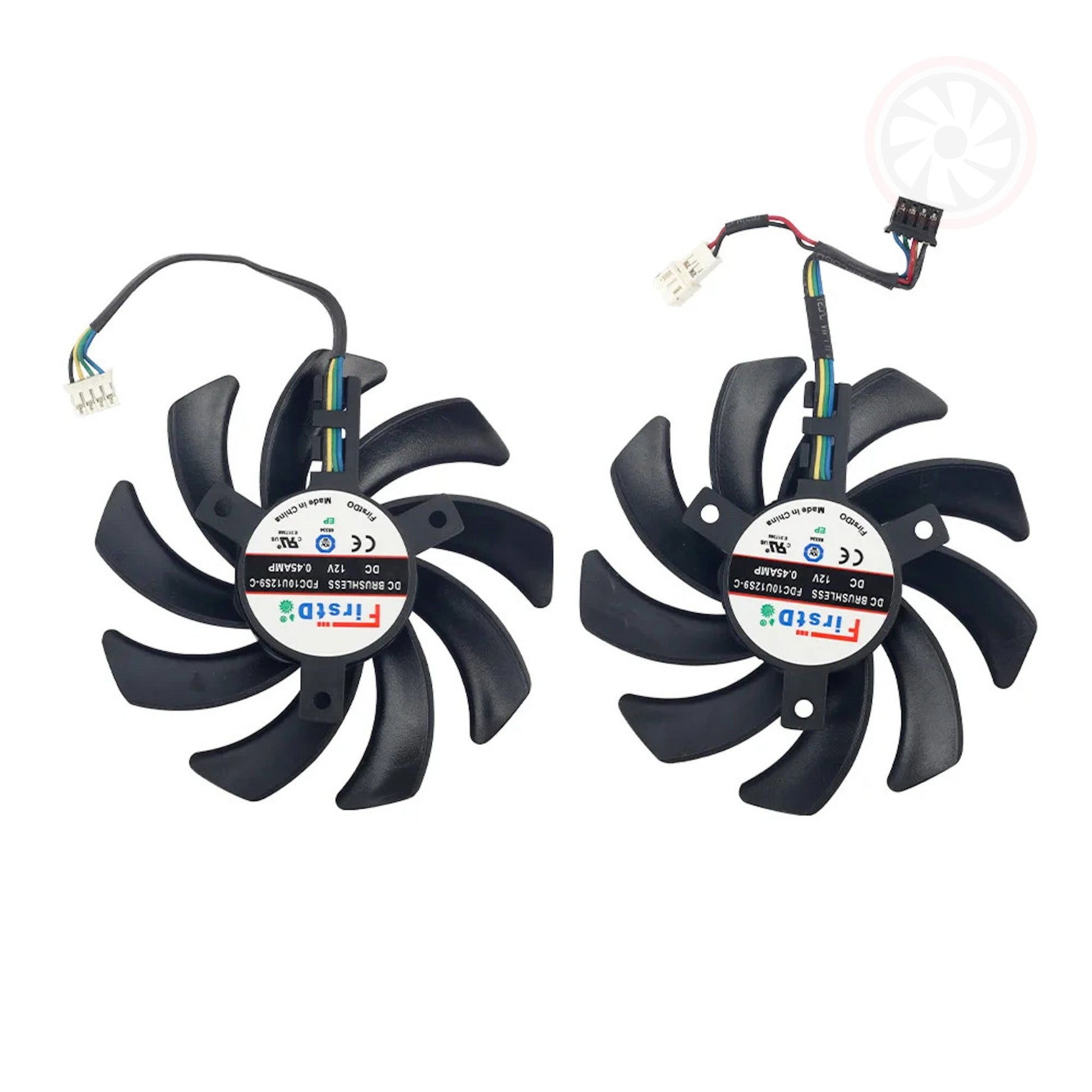 Dell HP OEM RTX 3060 3060Ti GPU Fan Replacement Set - GPUCONNECT.COM