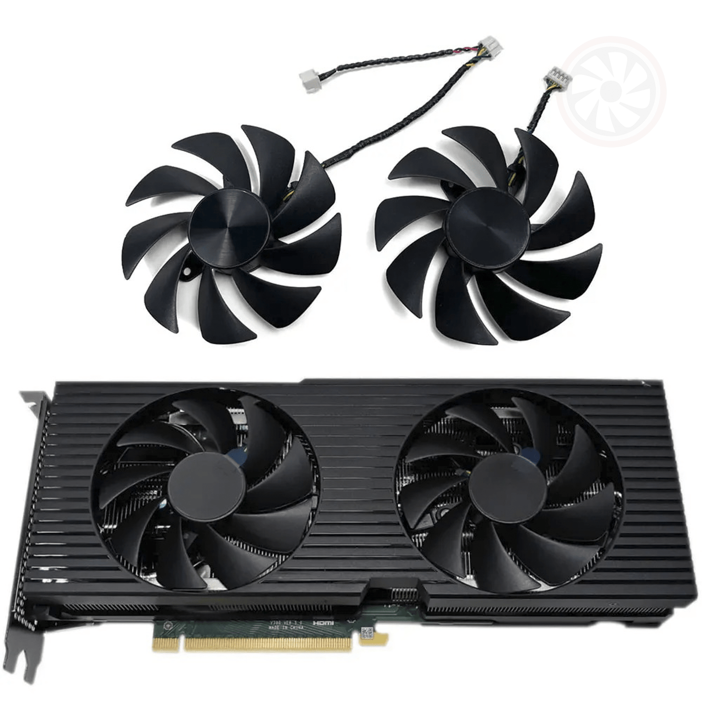 DELL Lenovo OEM RTX 3070 3080 3090 GPU Fan Replacement Set - GPUCONNECT.COM