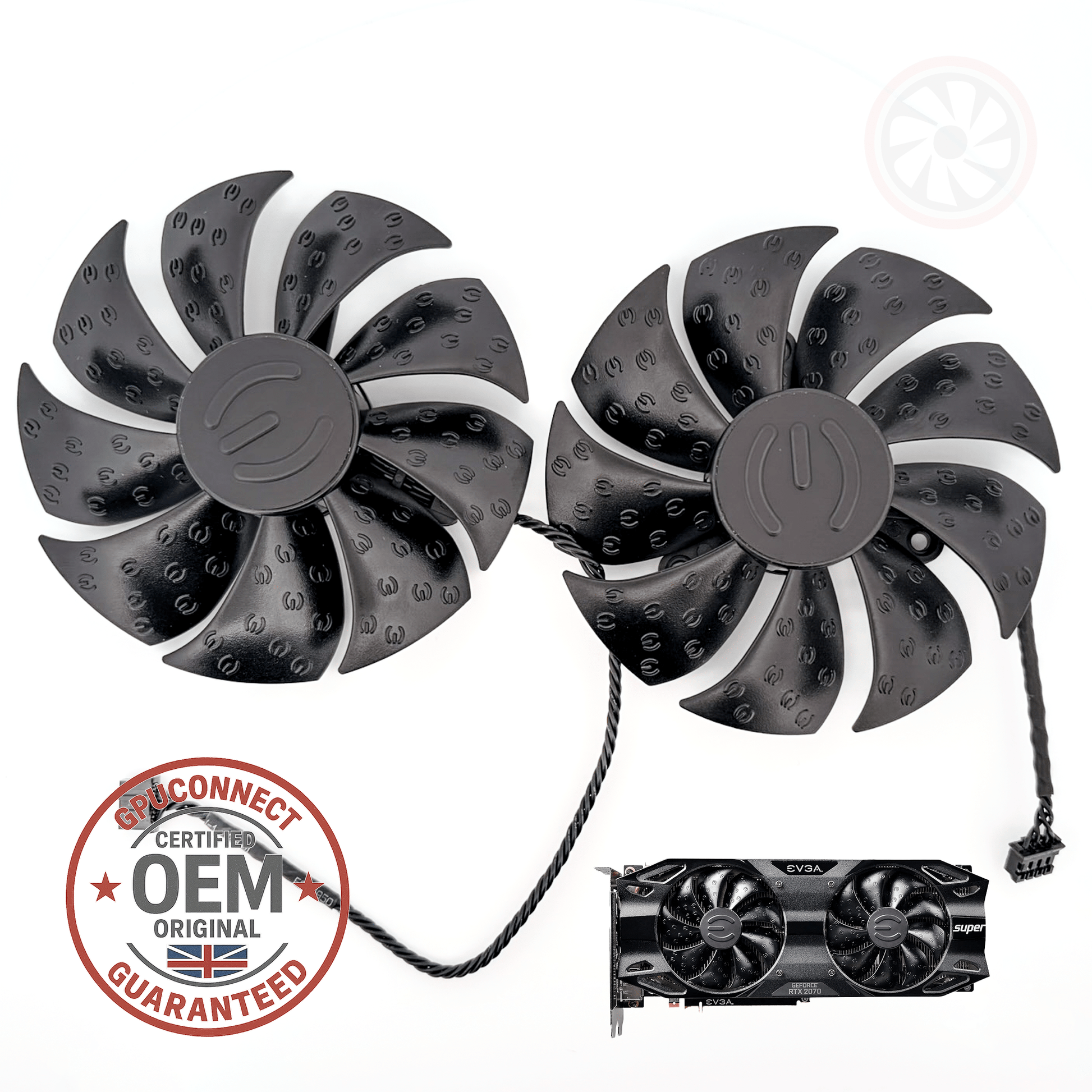 EVGA RTX 2070 2080 SUPER KO Gaming GPU Fan Replacement (Original) - GPUCONNECT.COM