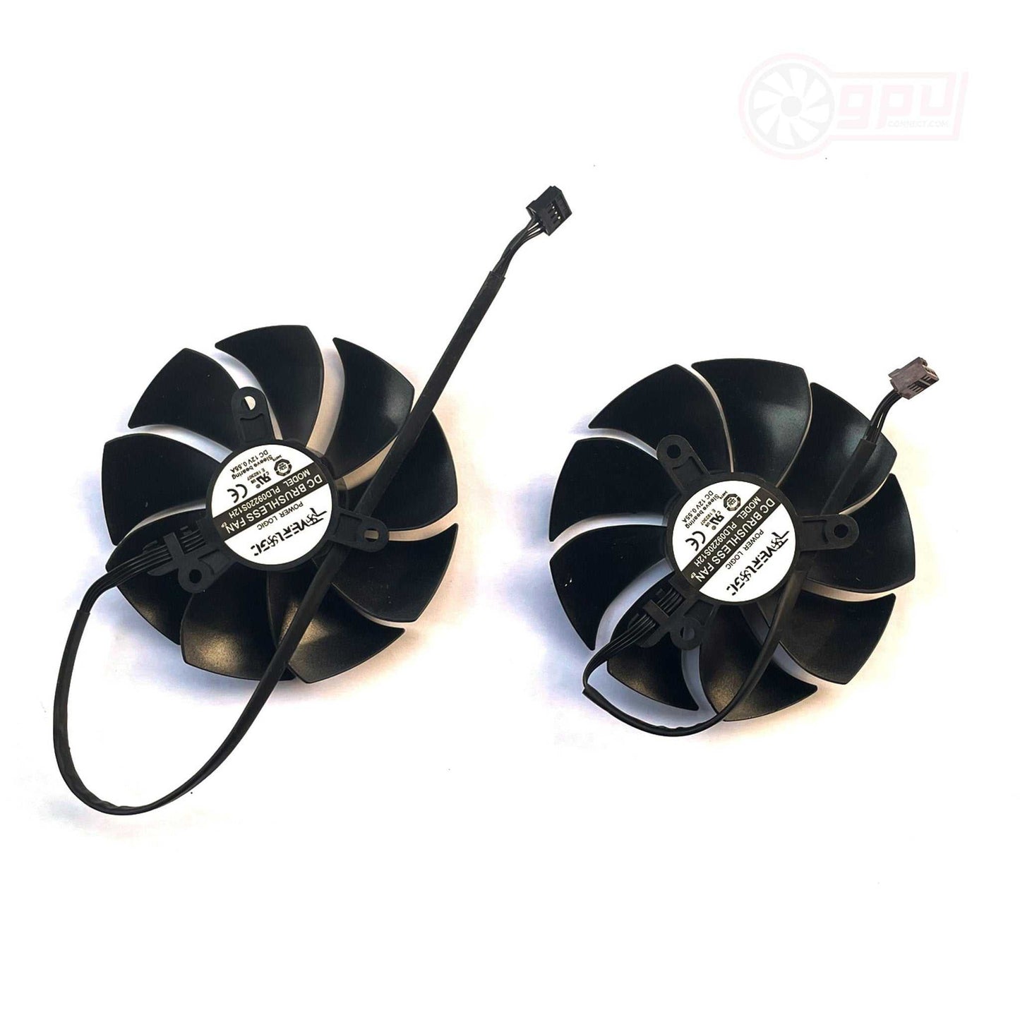 EVGA RTX 3050 3060 Ti XC GAMING BLACK Replacement Fans (15mm) - GPUCONNECT.COM