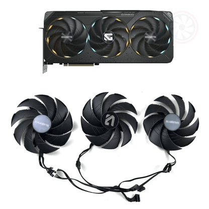 GIGABYTE GeForce RTX RTX 5070 5080 5090 Gaming OC GPU Fan Replacement Set (OEM) - GPUCONNECT.COM