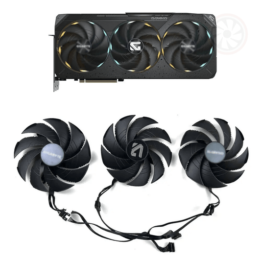 GIGABYTE GeForce RTX RTX 5070 5080 5090 Gaming OC GPU Fan Replacement Set (OEM) - GPUCONNECT.COM