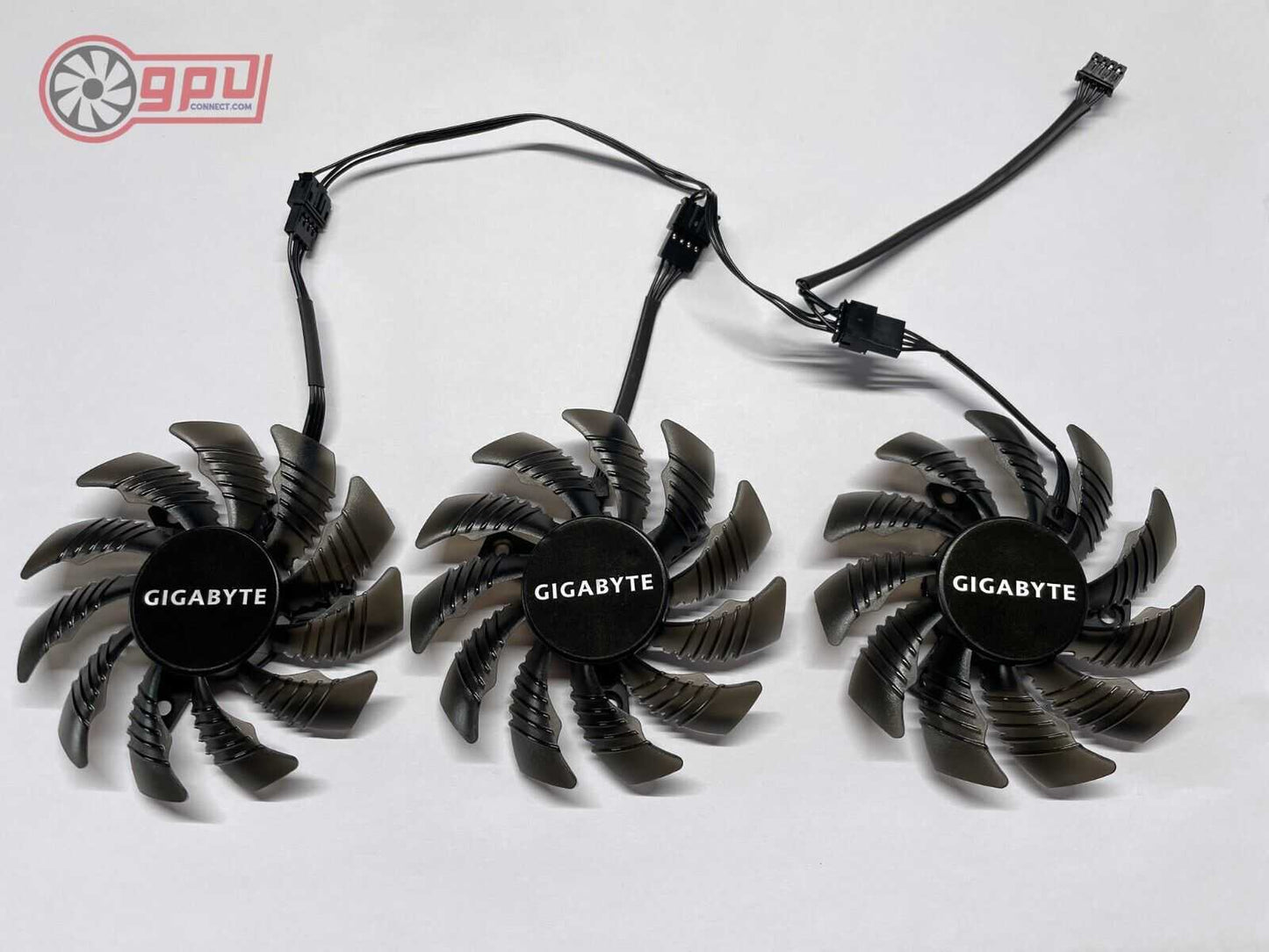 Gigabyte GTX 960 970 980Ti Black GPU Fan Replacement - Cooling Fan Set 75mm - GPUCONNECT.COM