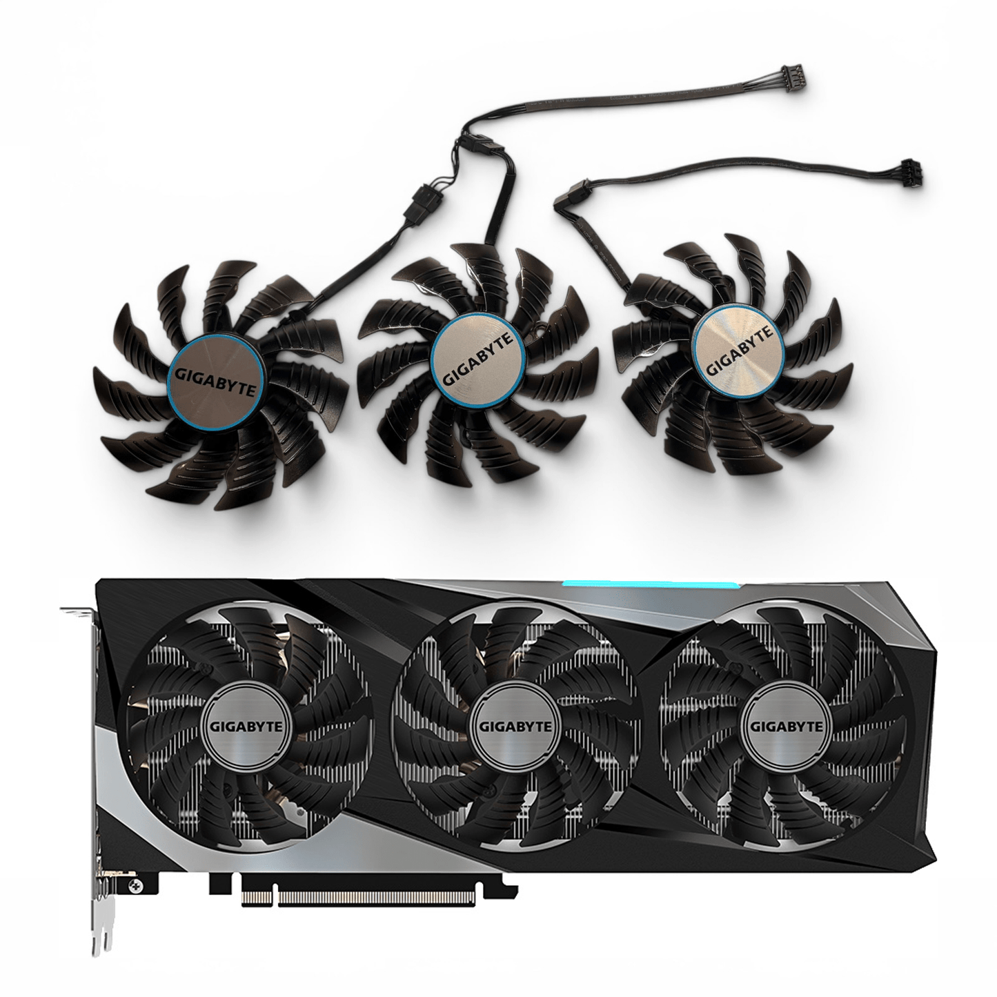 Gigabyte RTX 3070 RX 6800 / 6800XT / 6900XT Gaming GPU Fan Set - GPUCONNECT.COM