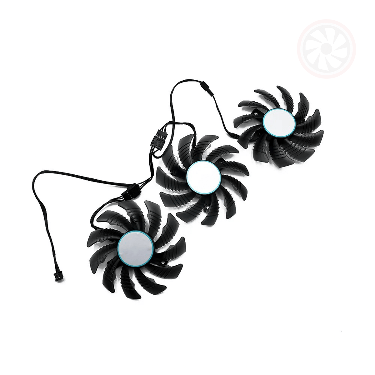 Gigabyte RX 6600XT 6700 6700XT RTX 3070 EAGLE GPU Fan Replacement Set - GPUCONNECT.COM