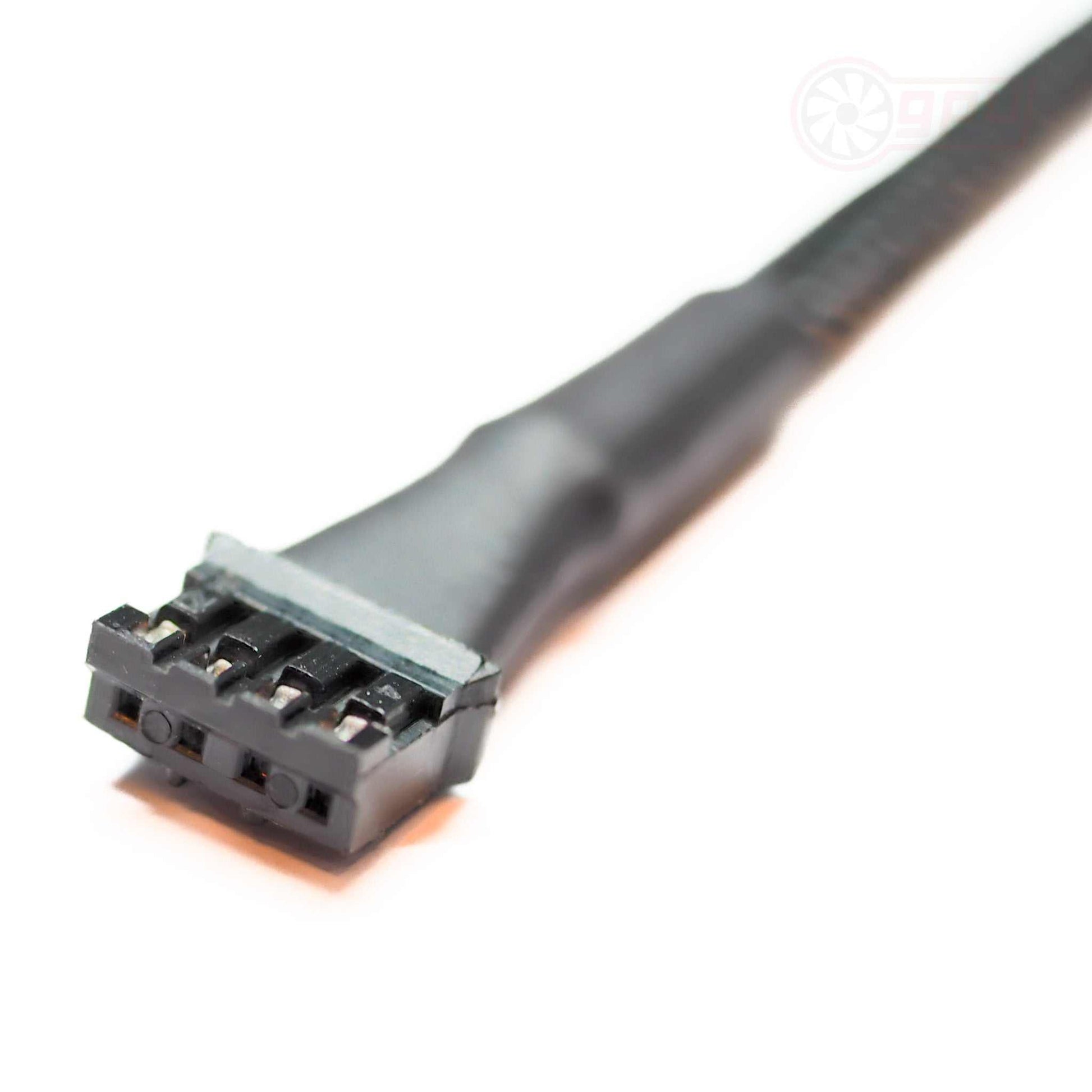GPU Graphics Card Fan Extension Cable Braided Black 10/15cm - GPUCONNECT.COM