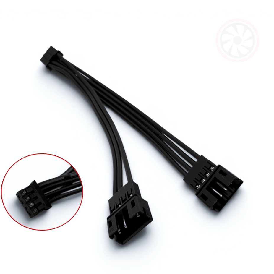 GPU to 2x GPU Fan Header Splitter for Graphics Cards 10cm - GPUCONNECT.COM
