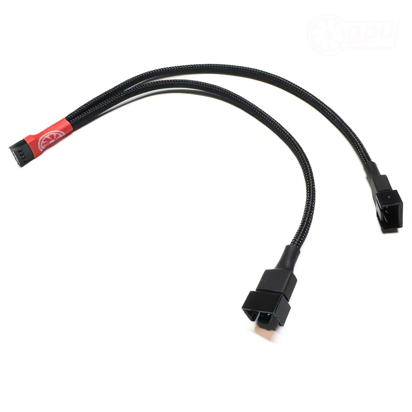 GPUCONNECT Premium 2 - Way Computer Fan Splitter Cable (26cm) - GPUCONNECT.COM