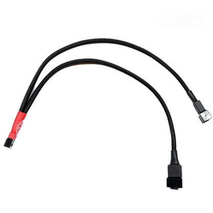 GPUCONNECT Premium 2 - Way Computer Fan Splitter Cable (26cm) - GPUCONNECT.COM