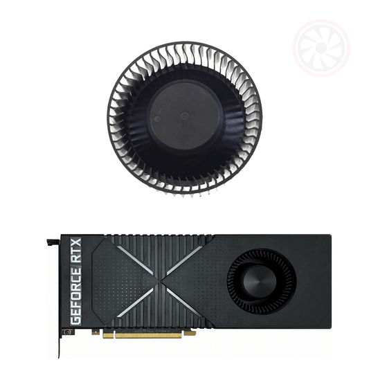 HP NVIDIA GeForce RTX 2080 TURING Replacement GPU Blower Fan - GPUCONNECT.COM