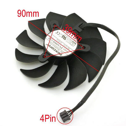 HP OEM NVIDIA RTX 2060 2060S SUPER Replacement GPU Fan - GPUCONNECT.COM