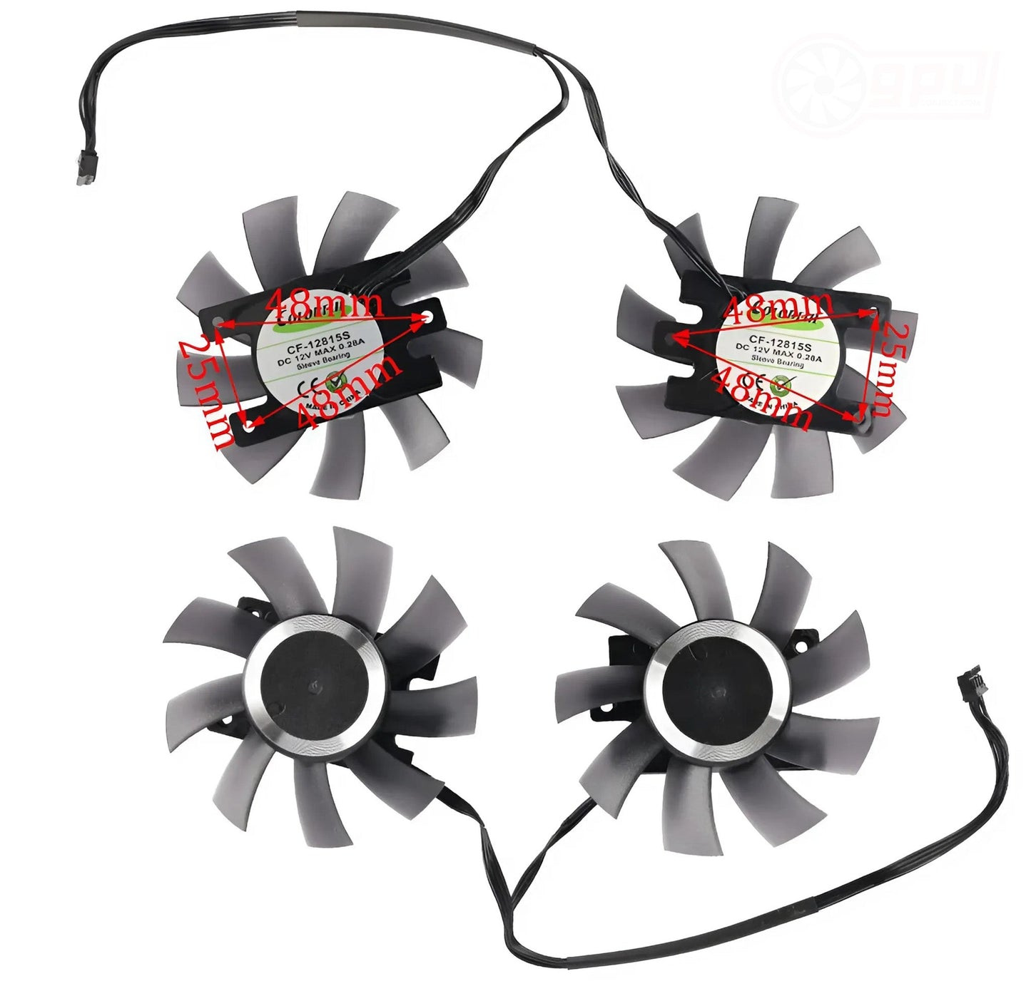 Inno3D GTX 1660 1660Ti RTX 2060 Twin X2 Replacement GPU Fans - GPUCONNECT.COM