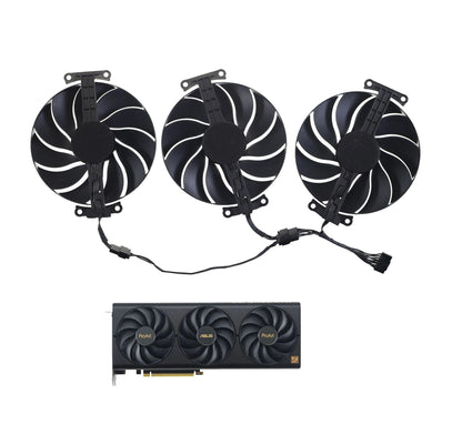 Asus RTX 4070 / 4060Ti / 4060 ProART GPU Fan Set (OEM) - 7-pin