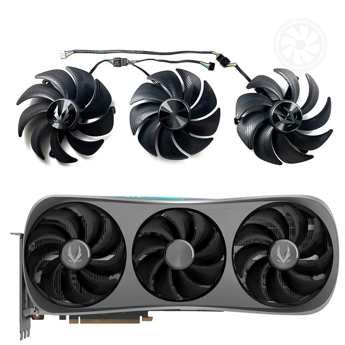 ZOTAC GAMING GeForce RTX 4090 4080 Trinity OC GPU Fan Set