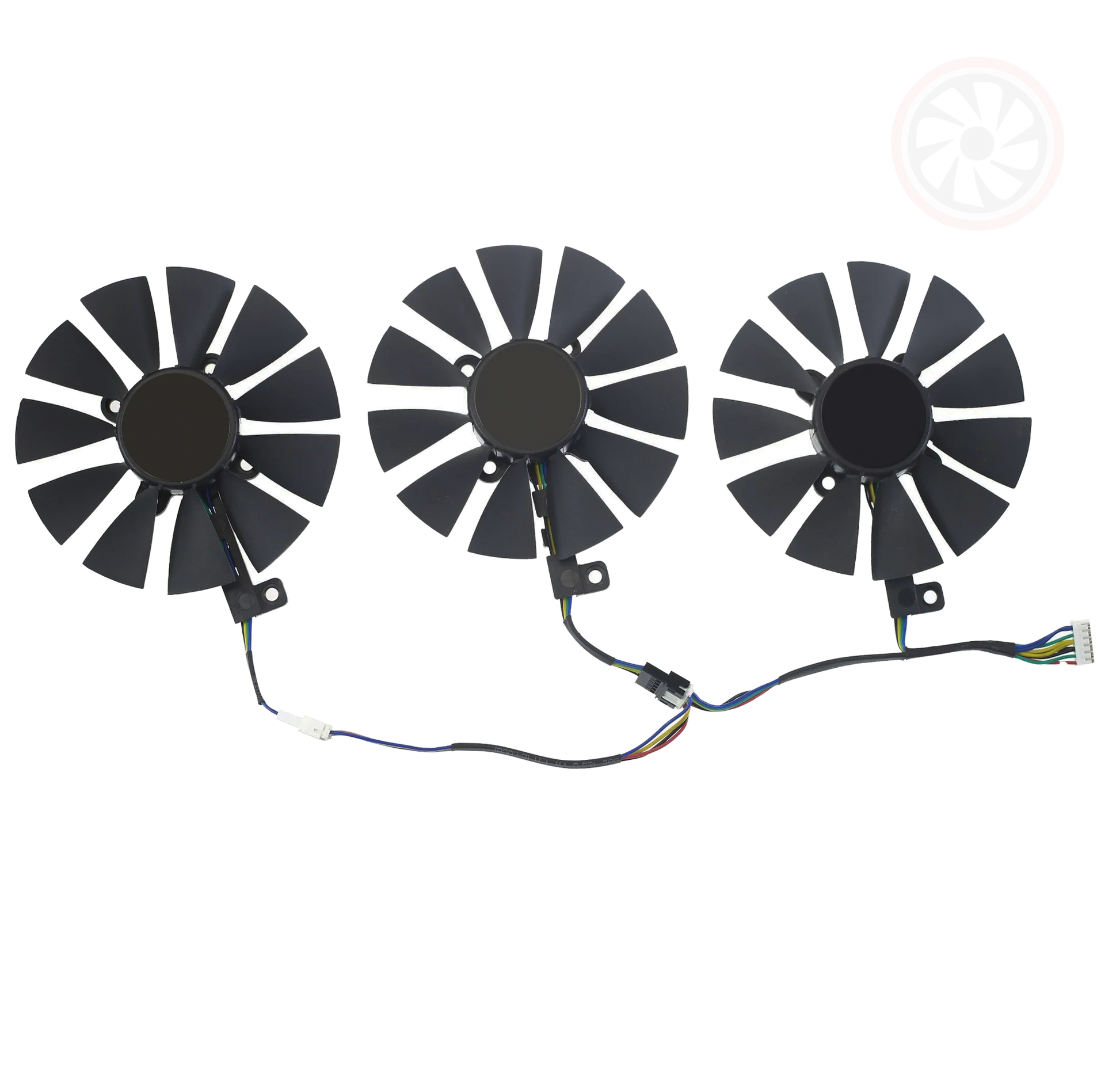 ASUS STRIX GTX 1080 Ti 1070 1060 980 RX 580 - Replacement Fan Set ASUS STRIX GTX 1080 Ti 1070 1060 980 RX 580 - Replacement Fan Set