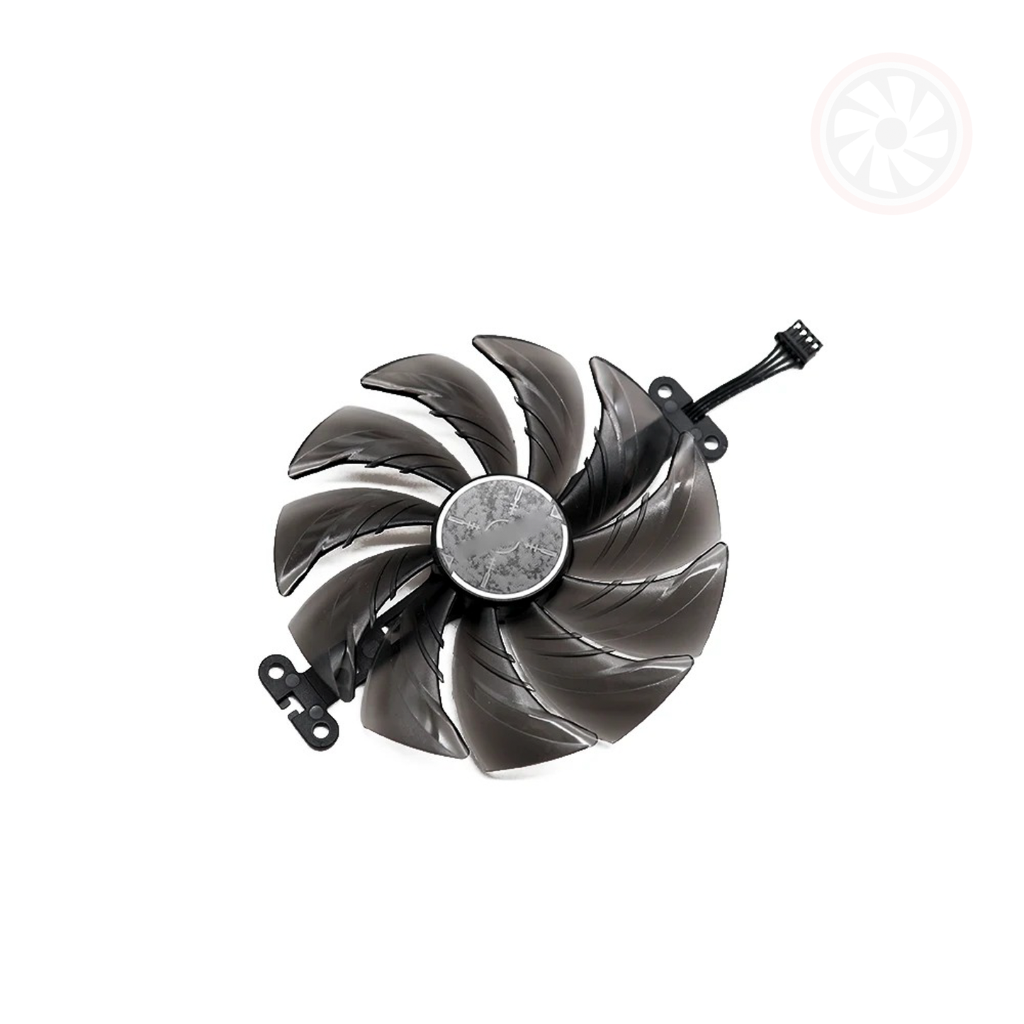ASRock Radeon RX 9060 9060XT Challenger Replacement GPU Fan Set (OEM)