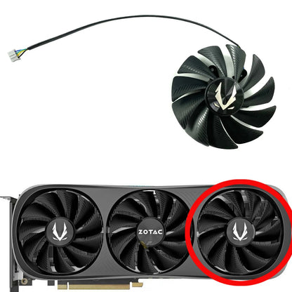ZOTAC GAMING GeForce RTX 4070 4070Ti 4080 SUPER Trinity OC GPU Fan Set