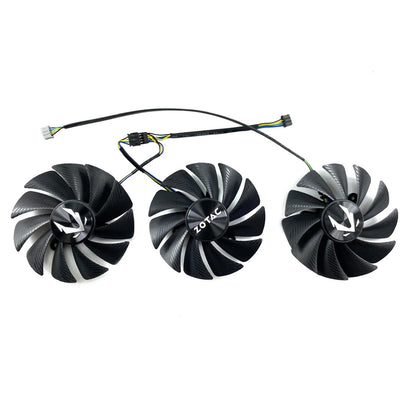 ZOTAC GAMING GeForce RTX 4070 4070Ti 4080 SUPER Trinity OC GPU Fan Set