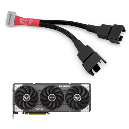 ASUS TUF RTX 5060 / 5060 Ti 7-Pin PWM Adapter Deshroud Cable