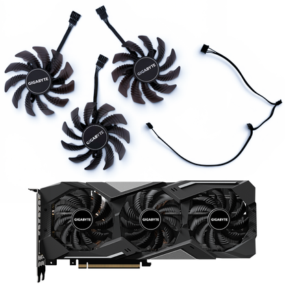 Gigabyte RTX 2060 2070 2080 Ti WINDFORCE Replacement GPU Fan (OEM)