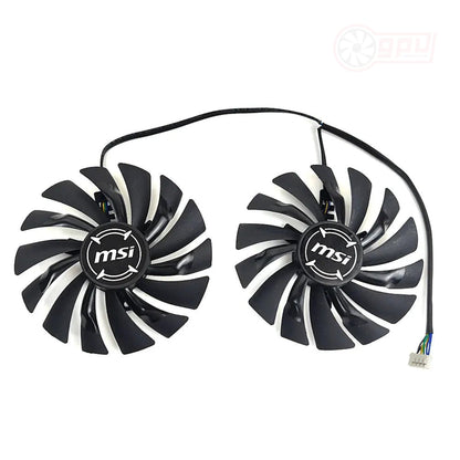 MSI GeForce GTX 1080 1080Ti 1070 1070Ti 1060 ARMOR GPU Fan Set - GPUCONNECT.COM