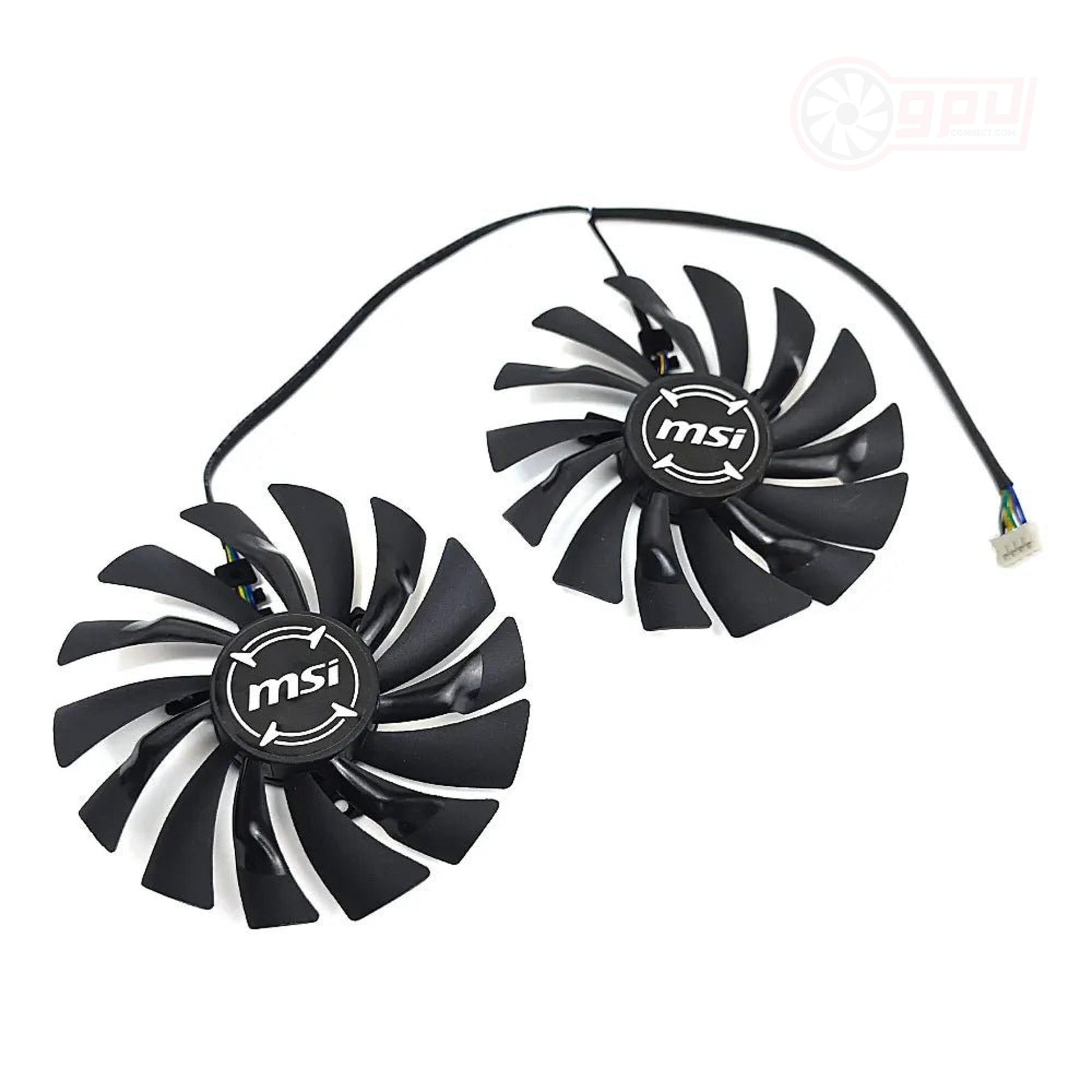 MSI GeForce GTX 1080 1080Ti 1070 1070Ti 1060 ARMOR GPU Fan Set - GPUCONNECT.COM