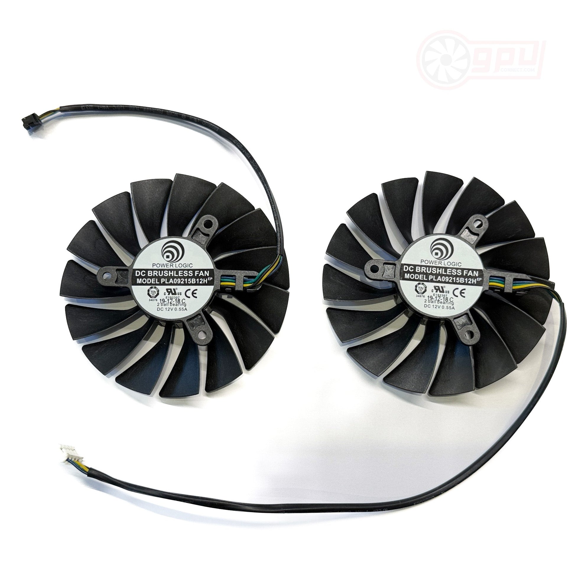 MSI GeForce RTX 2080 2080Ti VENTUS GPU Fan Set (GENUINE) - GPUCONNECT.COM