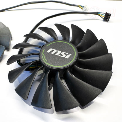 MSI GeForce RTX 2080 2080Ti VENTUS GPU Fan Set (GENUINE) - GPUCONNECT.COM