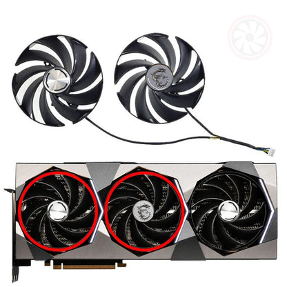MSI GeForce RTX 4070 Ti 4080 4090 SUPRIM X GPU Fans - GPUCONNECT.COM