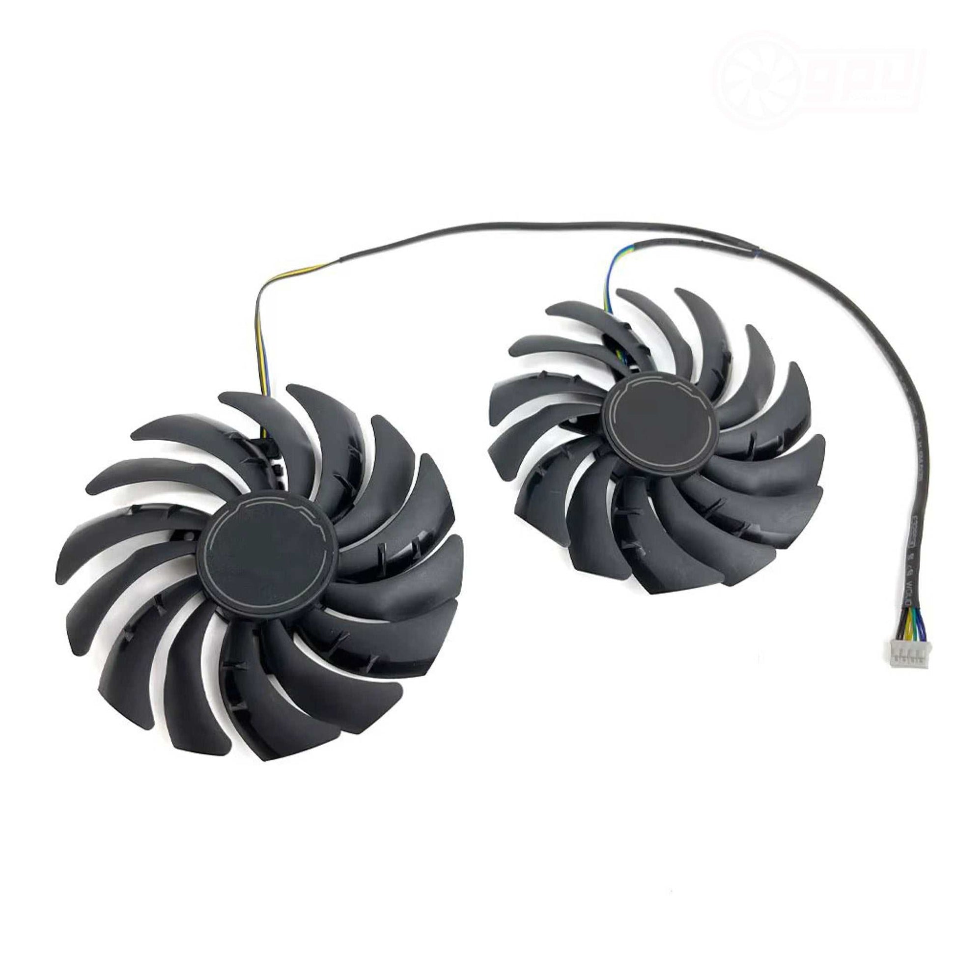 MSI RX 5600XT 5700 5700XT GAMING X GPU Fan Replacement Set 95mm - GPUCONNECT.COM