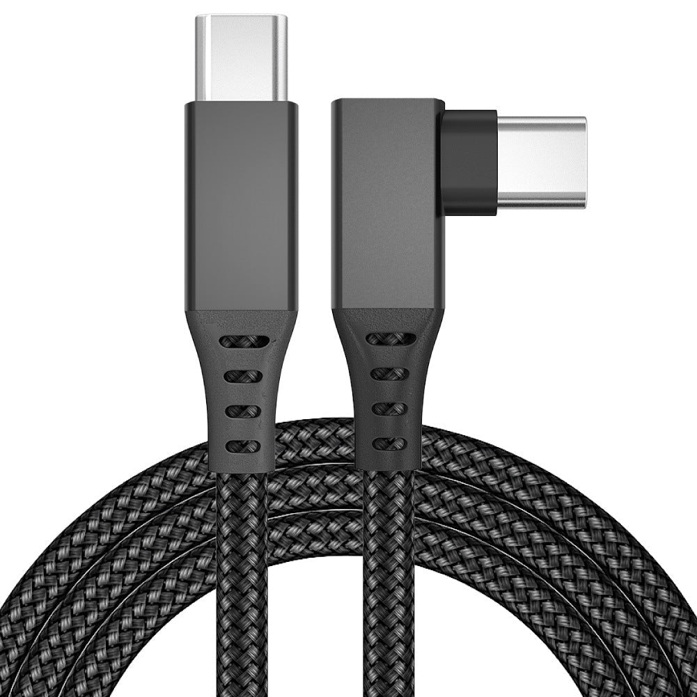 Oculus Link USBC/A Charging Cable - Angled - High Speed Data Transfer Cord USB 3.0 - GPUCONNECT.COM