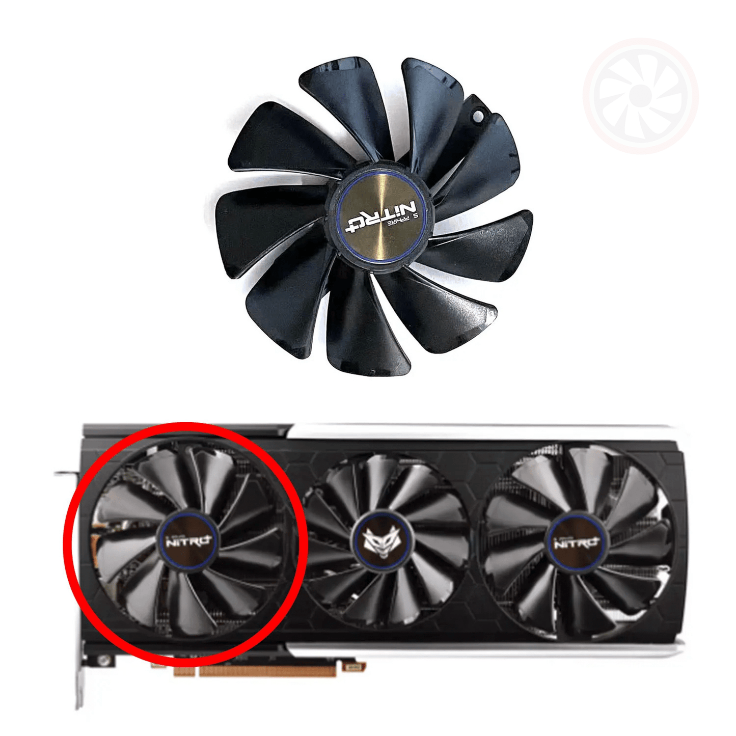 Sapphire RX 5700 5700XT 8GB Nitro+ Special Edition GPU Fan (OEM) - GPUCONNECT.COM