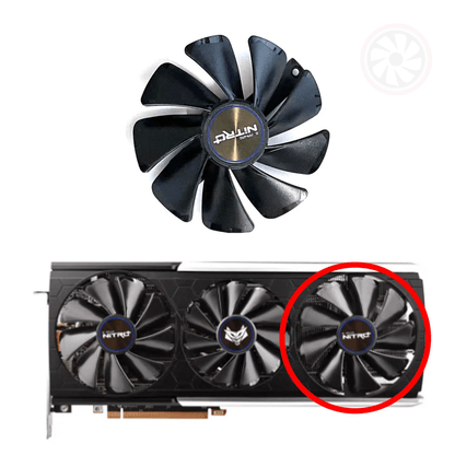 Sapphire RX 5700 5700XT 8GB Nitro+ Special Edition GPU Fan (OEM) - GPUCONNECT.COM