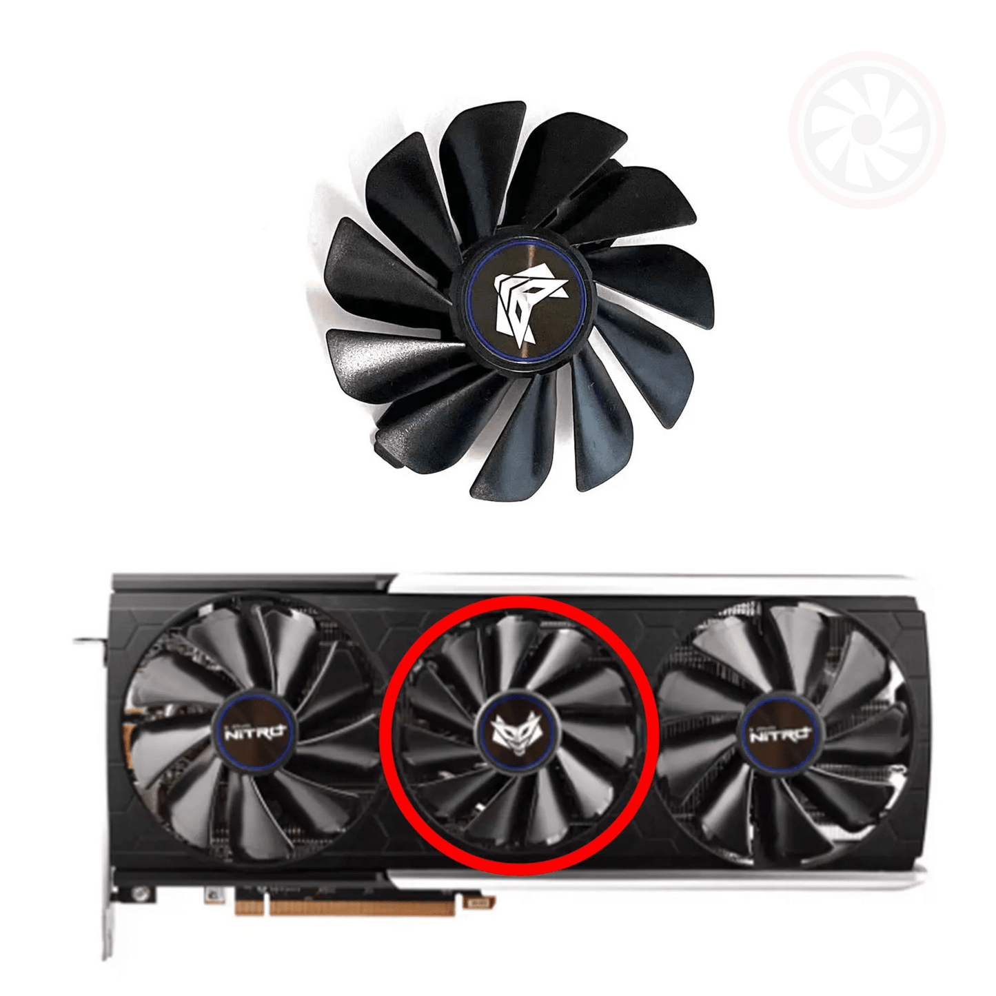 Sapphire RX 5700 5700XT 8GB Nitro+ Special Edition GPU Fan (OEM) - GPUCONNECT.COM