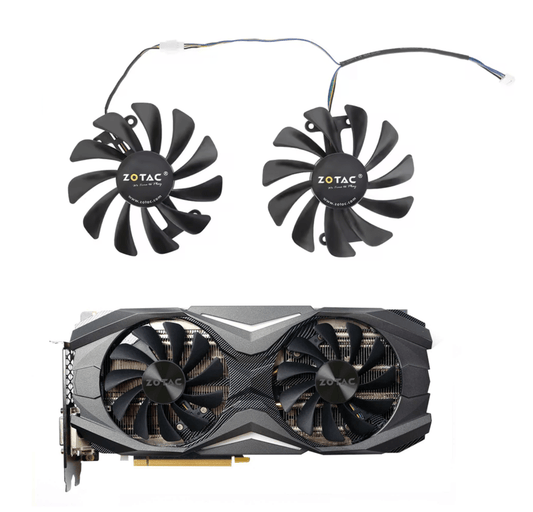ZOTAC GTX 1070 1080 AMP Edition GPU Fan Set - GPUCONNECT.COM
