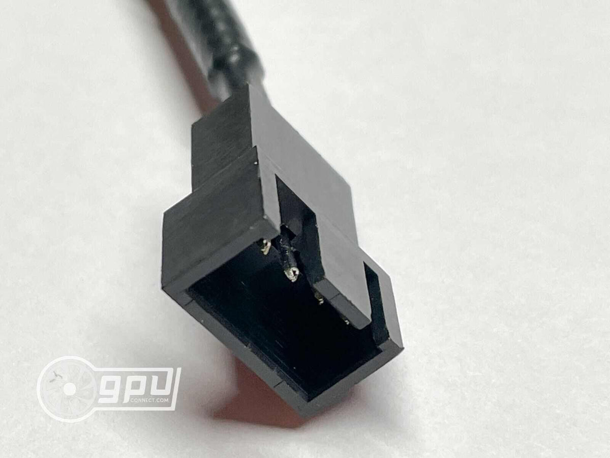 Fan Add Gen Cable 4 Pin PWM Fan Extension Cable CPU male to female (26cm Black ...