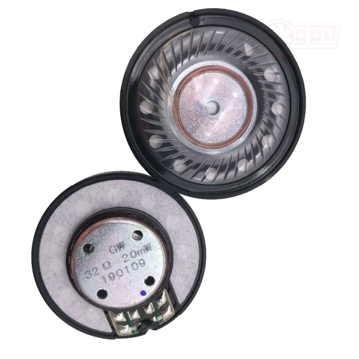 40mm Headphone Speaker Driver Replacement - 32ohm for Bose / Razer / Marshall / AKG - GPUCONNECT.COM