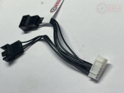 AMD Radeon 7900 XTX 7-Pin to Standard Dual 4-Pin PWM Fan Adapter Cable for GPUs - GPUCONNECT.COM