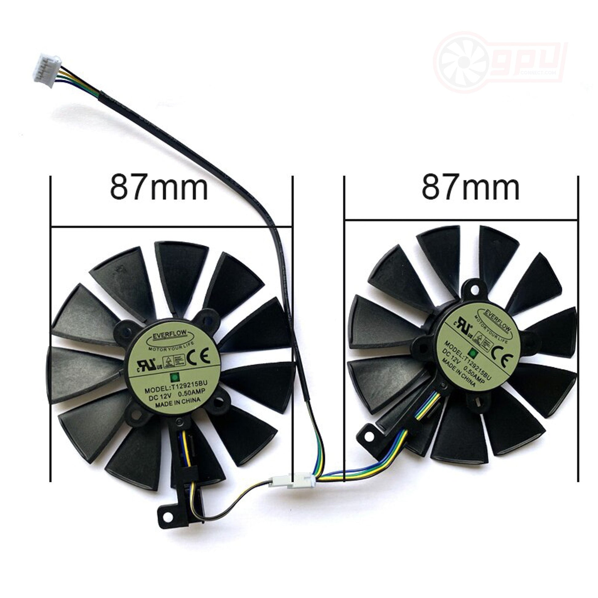 ASUS AREZ RX 580 570 470 Mining Expedition OC Replacement Fan - GPUCONNECT.COM